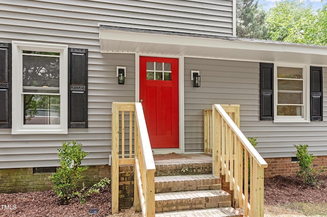 3700 Summer Pl, Raleigh, NC 27604 - property entrance featuring crawl space