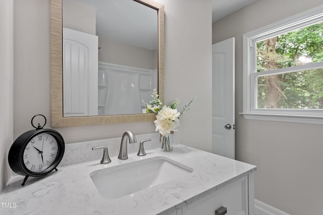 3700 Summer Pl, Raleigh, NC 27604 - bathroom with plenty of natural light and vanity