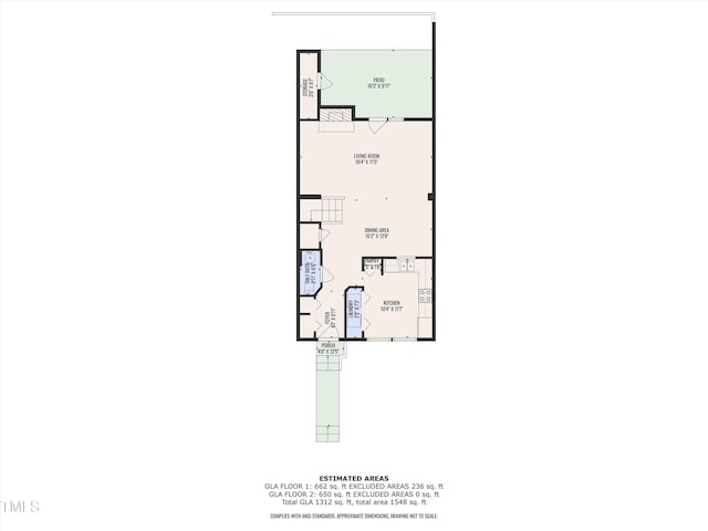 134 Riverwalk Cir, Cary, NC 27511 - floor plan / room layout