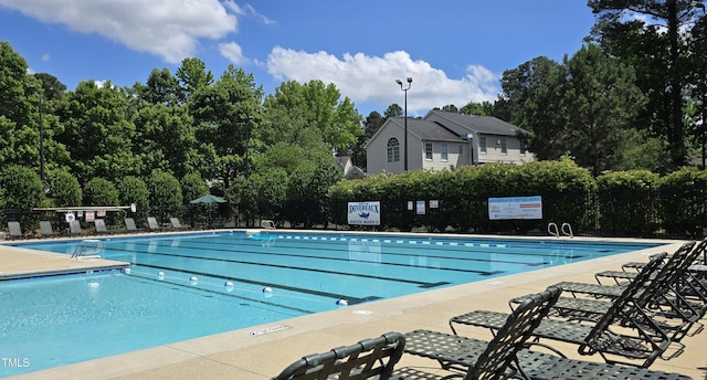 100 Wentbridge Rd, Cary, NC 27519 - community pool featuring view of scattered trees