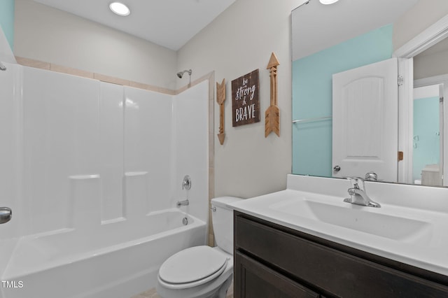 55 Prospectus Ln, Franklinton, NC 27525 - full bath featuring toilet, washtub / shower combination, and vanity