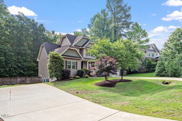 68 Tanners Way, Clayton, NC 27527 - view of front of house featuring central AC