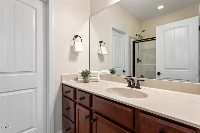 68 Tanners Way, Clayton, NC 27527 - full bath with vanity and a shower with shower door