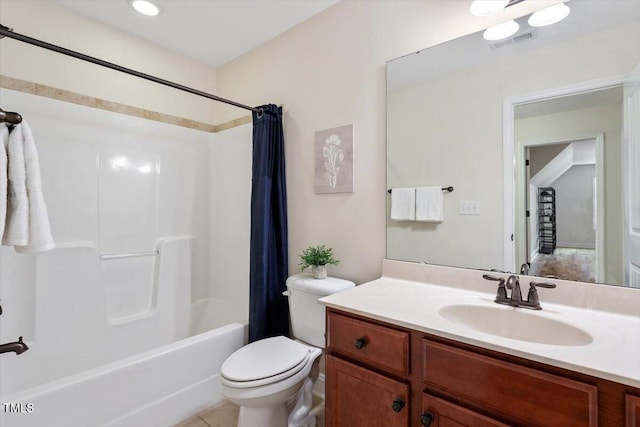 68 Tanners Way, Clayton, NC 27527 - full bath with vanity, shower / bathtub combination with curtain, and toilet