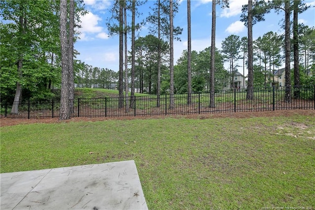 view of yard
