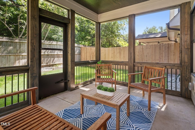 703 E Markham Ave, Durham, NC 27701 - sunroom / solarium featuring healthy amount of natural light