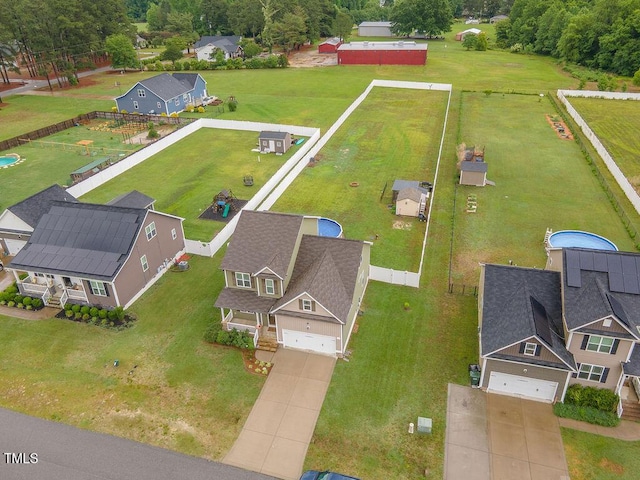 drone / aerial view
