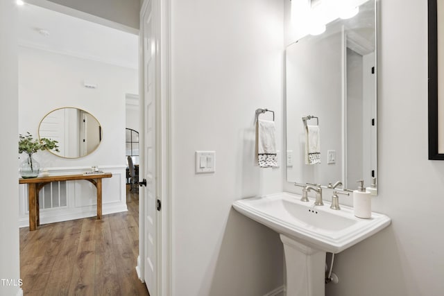 1928 Vandiver Way, Apex, NC 27523 - bathroom featuring wood finished floors