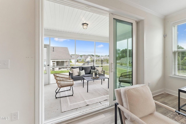 1625 Plover Cir, Fuquay Varina, NC 27526 - sunroom with a residential view