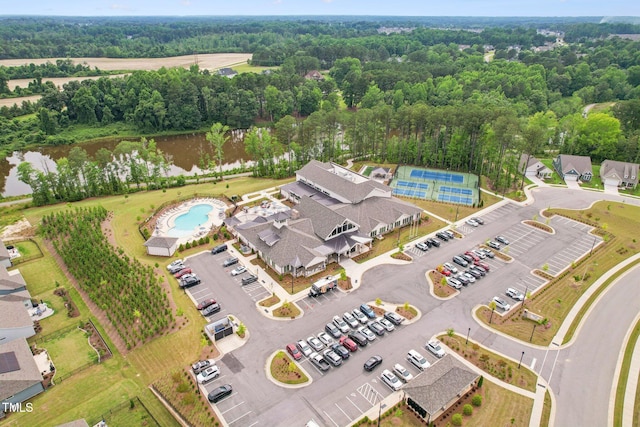 1625 Plover Cir, Fuquay Varina, NC 27526 - aerial view of a nearby body of water
