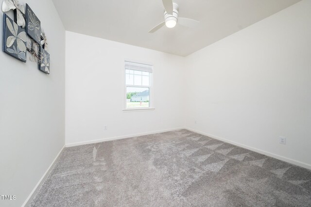 171 Piney Field Rd, Fuquay Varina, NC 27526 - empty room featuring carpet floors, ceiling fan, and baseboards