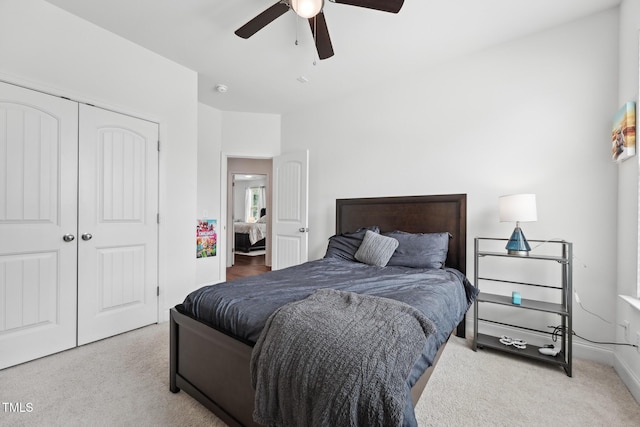 475 Long View Dr, Franklinton, NC 27525 - carpeted bedroom with a closet and ceiling fan