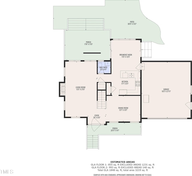 2721 Dahlgreen Rd, Raleigh, NC 27615 - home floor plan