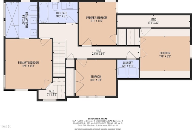 2721 Dahlgreen Rd, Raleigh, NC 27615 - property floor plan