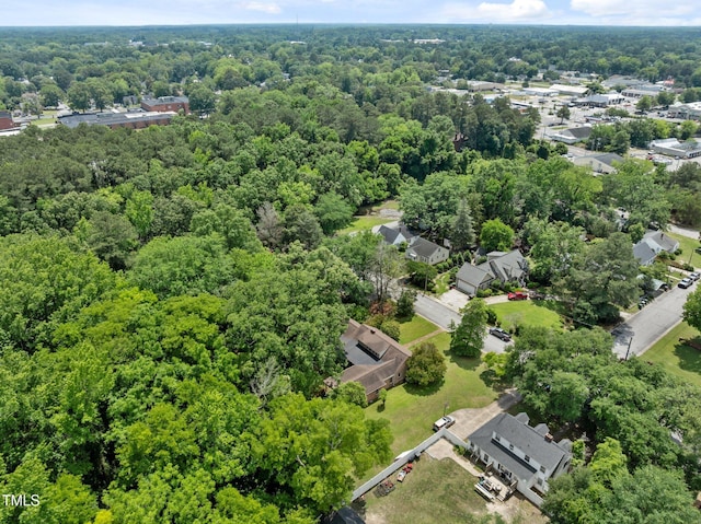 1605 Longview Ave, Tarboro, NC 27886 - aerial view of a heavily wooded area