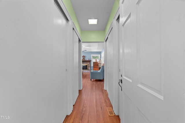 1605 Longview Ave, Tarboro, NC 27886 - hallway featuring light wood-style floors