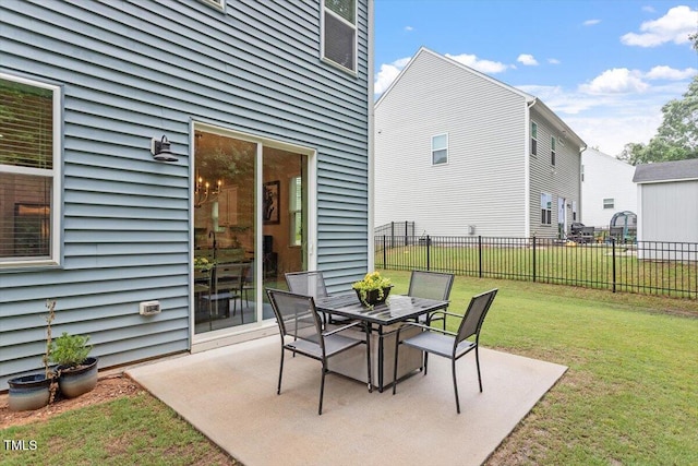 320 Everly Mist Way, Wake Forest, NC 27587 - view of patio with outdoor dining space