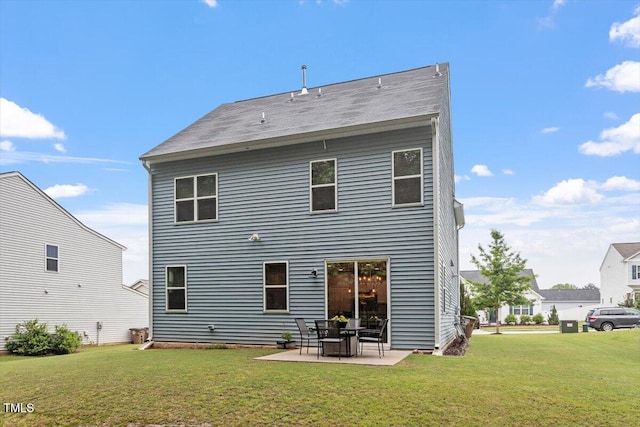 320 Everly Mist Way, Wake Forest, NC 27587 - rear view of house with a yard and a patio