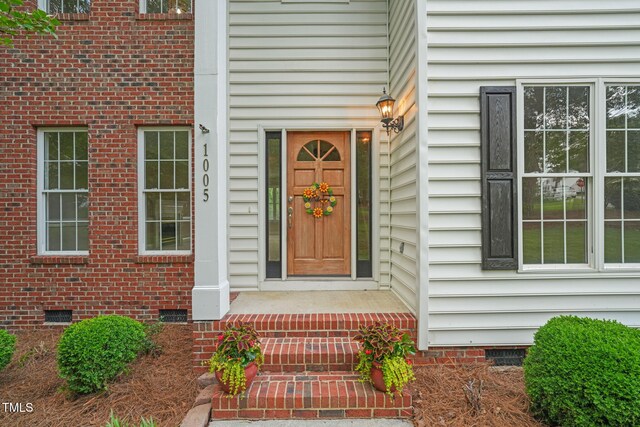 1005 Barmkin Pl, Knightdale, NC 27545 - entrance to property with crawl space