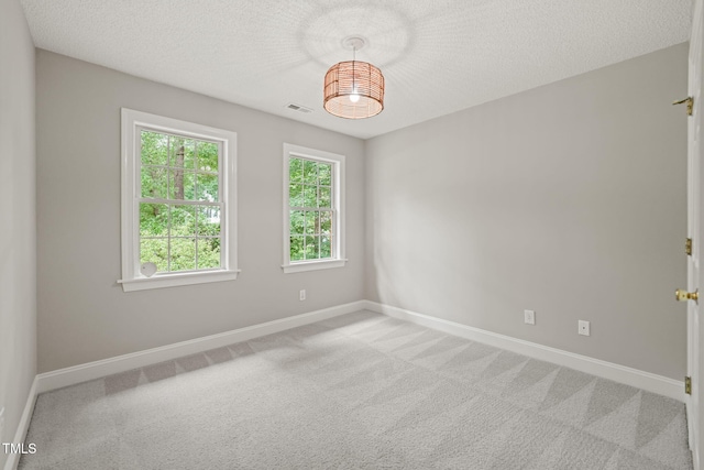 1005 Barmkin Pl, Knightdale, NC 27545 - spare room featuring carpet flooring, baseboards, and a textured ceiling