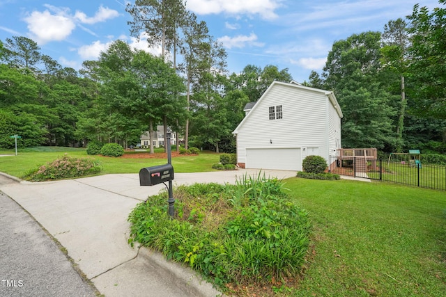 1005 Barmkin Pl, Knightdale, NC 27545 - view of side of home featuring a garage and driveway