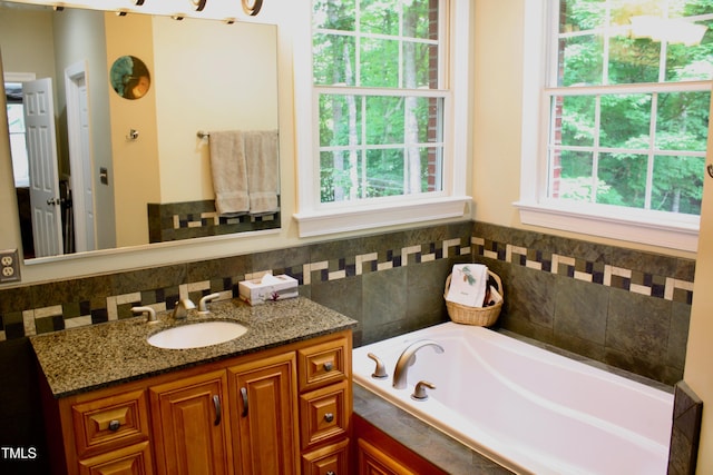 3750 Mebane Rogers Rd, Mebane, NC 27302 - full bath featuring vanity and a garden tub