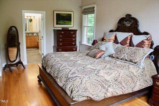 3750 Mebane Rogers Rd, Mebane, NC 27302 - bedroom featuring light wood-style flooring and ensuite bath