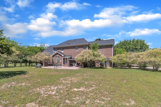 107 Stargrass Ave, Clayton, NC 27527 - rear view of house featuring a patio area and brick siding