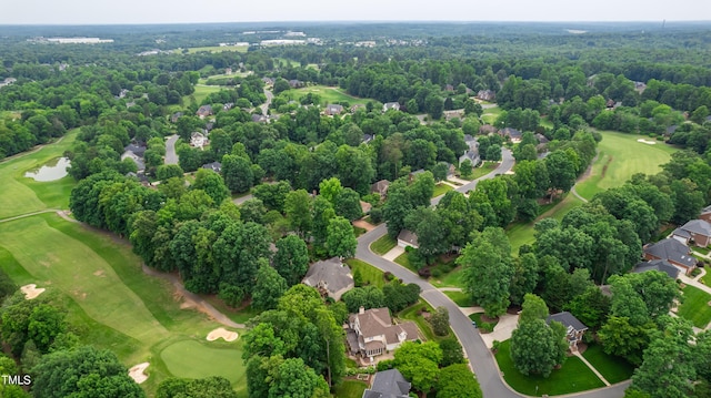 608 Greyrock Rd, Whitsett, NC 27377 - aerial view of property and surrounding area with a golf club and nearby suburban area