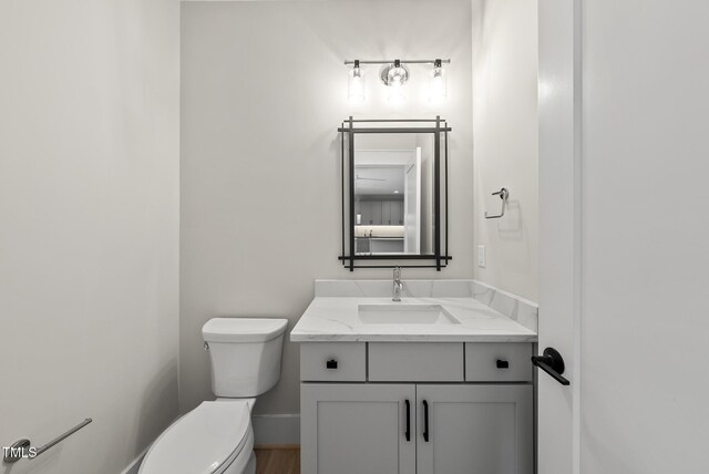 7417 Dover Hills Dr Unit 73, Wake Forest, NC 27587 - half bathroom with toilet and vanity