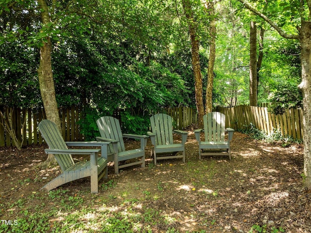 100 Michaels Way, Chapel Hill, NC 27516 - view of yard featuring fence
