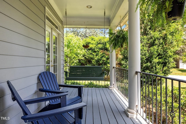 100 Michaels Way, Chapel Hill, NC 27516 - deck with covered porch