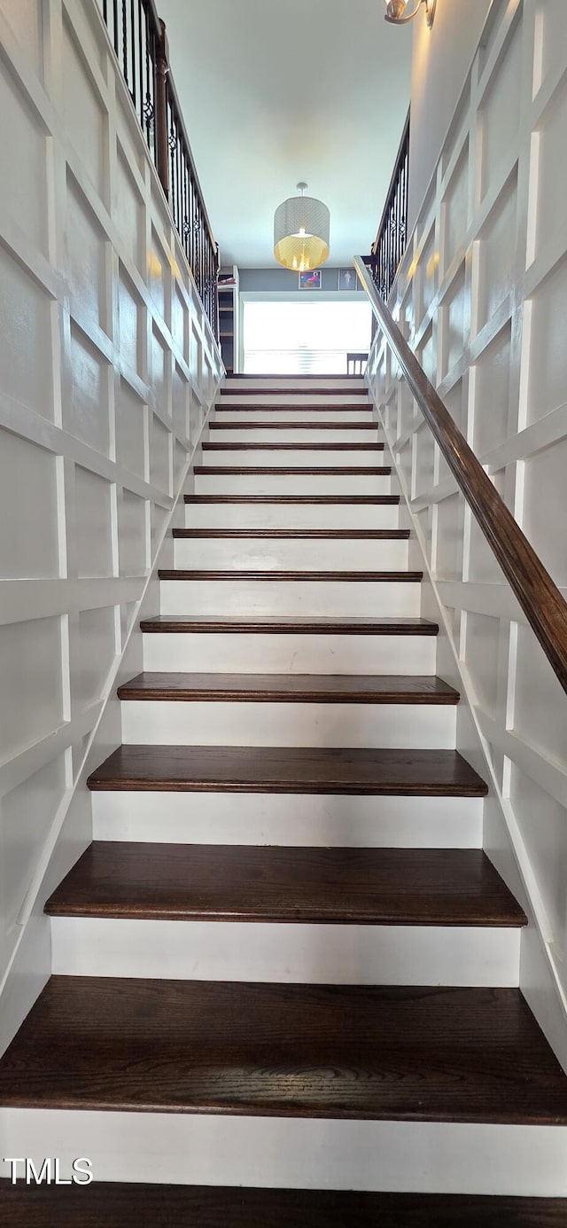 view of staircase