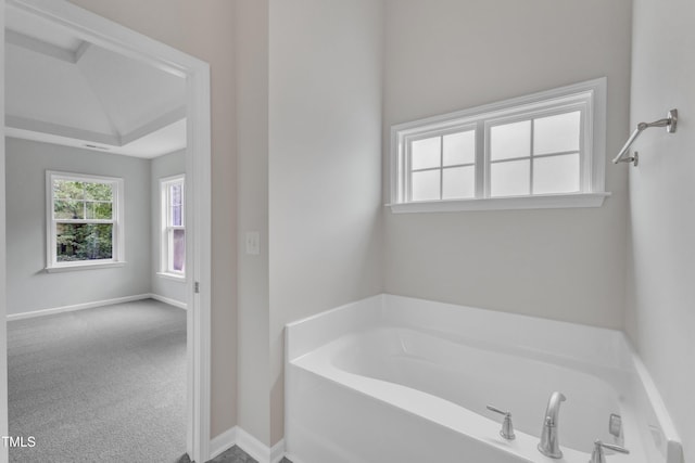 5025 Stonewood Pines Dr, Knightdale, NC 27545 - full bath with a bath and baseboards