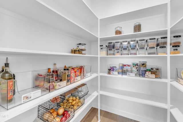 view of pantry