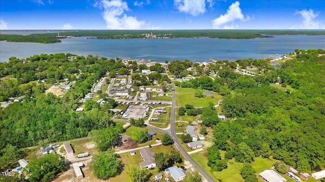 view of property location with a large body of water