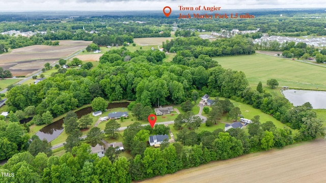 124 Windmere Dr, Angier, NC 27501 - aerial view of a large body of water