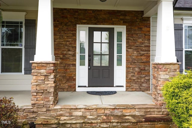 337 Shadowdale Ln, Rolesville, NC 27571 - entrance to property featuring a porch