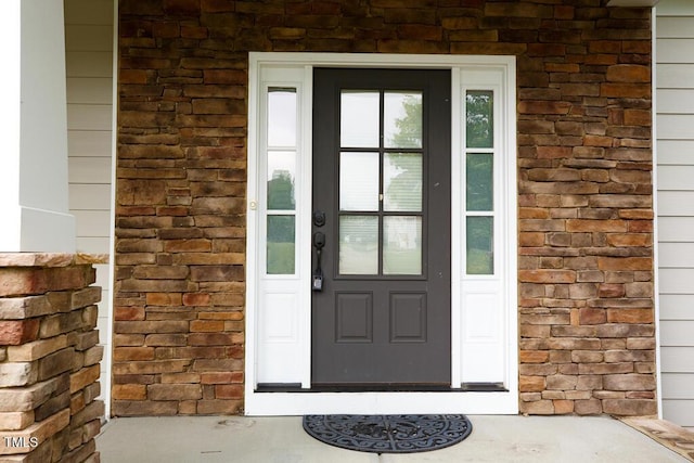 337 Shadowdale Ln, Rolesville, NC 27571 - view of exterior entry with brick siding