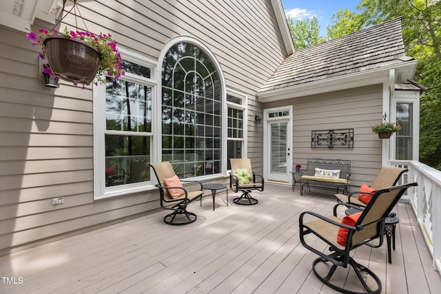 view of deck