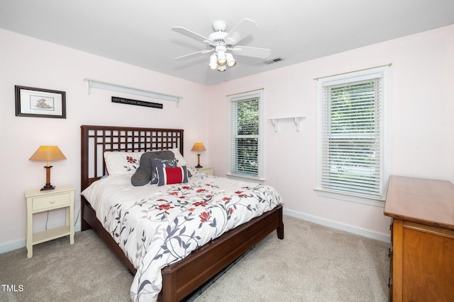 203 W Hill Dr, Cary, NC 27519 - bedroom featuring carpet floors and ceiling fan