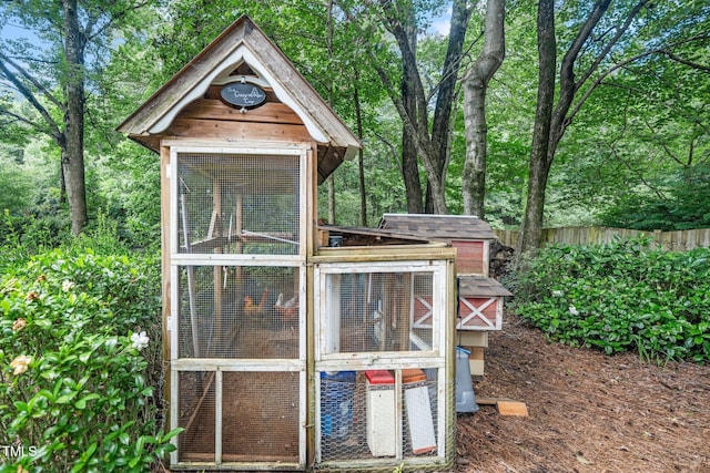 203 W Hill Dr, Cary, NC 27519 - view of poultry coop