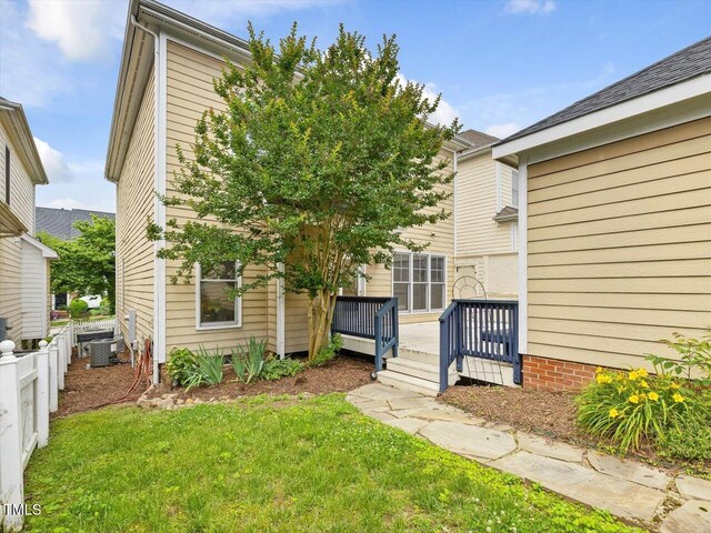 102 Westside Dr, Chapel Hill, NC 27516 - view of exterior entry with central AC