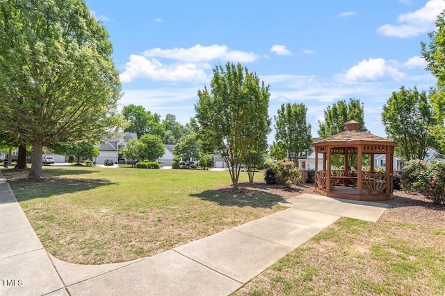1662 Beechaven Rd, Fuquay Varina, NC 27526 - view of property's community with a gazebo and a lawn