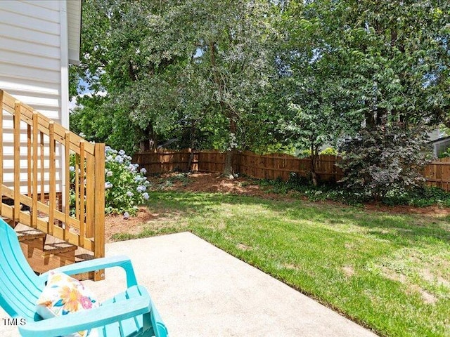 1662 Beechaven Rd, Fuquay Varina, NC 27526 - view of yard with a patio