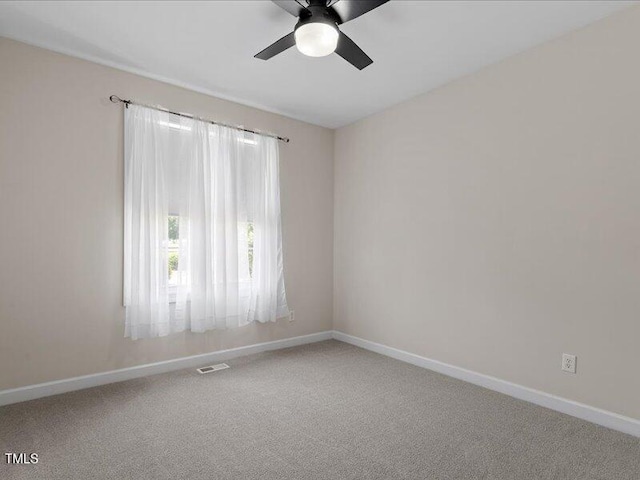 1662 Beechaven Rd, Fuquay Varina, NC 27526 - carpeted spare room with a ceiling fan and baseboards