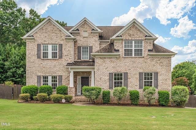 200 Vintage Hill Cir, Apex, NC 27539 - view of front of home featuring brick siding and a shingled roof