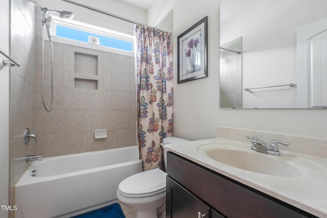 200 Vintage Hill Cir, Apex, NC 27539 - bathroom with shower / tub combo, vanity, and toilet