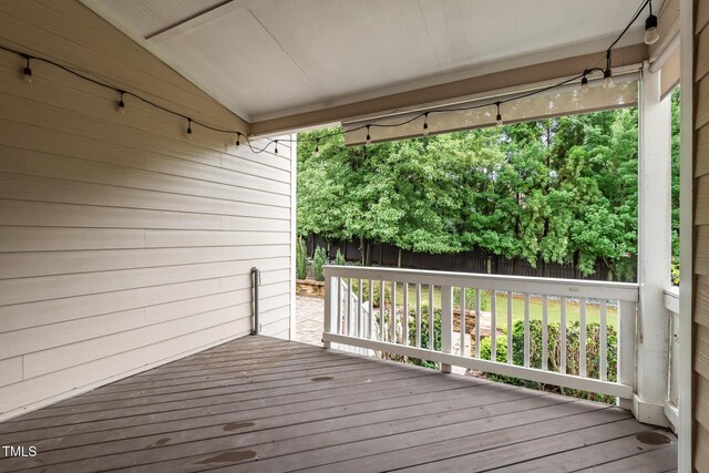 200 Vintage Hill Cir, Apex, NC 27539 - deck with a fenced backyard