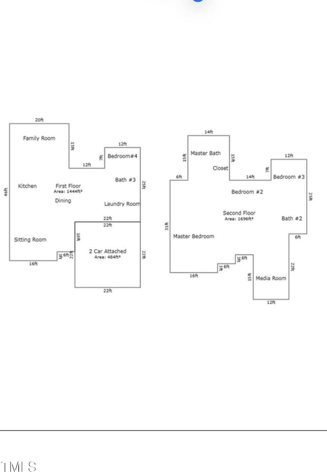 200 Vintage Hill Cir, Apex, NC 27539 - property floor plan